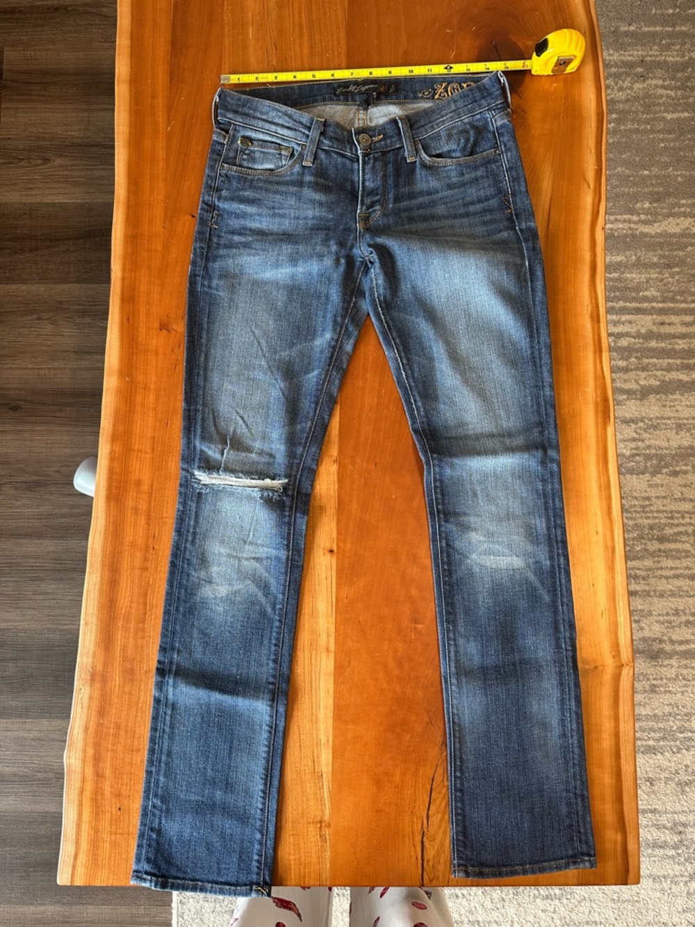 Women’s ‘Zoe’ Lucky Brand Distressed Slim Jeans